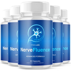 (5 Pack) NerveFluence Nootropic Nerve Support Supplement Nerve Fluence 300 Capsules