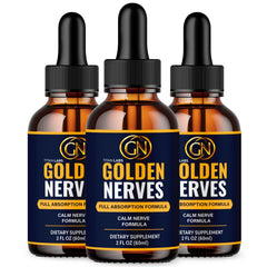 Golden Nerves Drops Advanced Nerve Health Max Support GoldenNerves 90 Servings