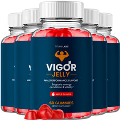 Vigor Jelly ACV Gums Advanced Male Health Support Formula VigorJelly 300 Gummies