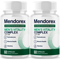 (2 Pack) Mendorex Advanced Male Health Support Vitamin Supplement Men Dorex 120 Capsules