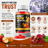 Image of (2 Pack) Honey Peak Gelatin ACV Gummys 1000MG HoneyPeak Supplement 120 Gummies
