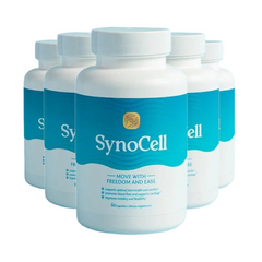 5-Pack Synocell Capsules – Back Neck and Joint Support Complex - 300 Capsules