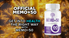 Image of (1 Pack) Memo+50 Advanced Nootropic Natural Brain Supplement Memo+ 50 60 Capsules