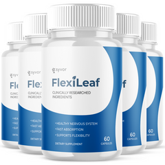 (5 Pack) FlexiLeaf Joint Support Advanced Formula Supplement Flexi Leaf 300 Capsules