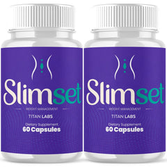 SlimSet Pills Advanced Energy & Fitness Support Supplement Slim Set 120 Capsules