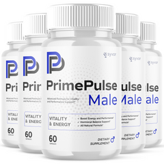 (5 Pack) Prime Pulse Advanced Male Pills PrimePulse Vitamin Supplement 300 Capsules