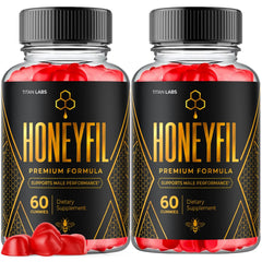 (2 Pack) Honeyfil Gum Advanced Male Health Support Formula Honey Fil 120 Gummies
