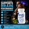 Image of Neuro Lift Nootropic Natural Brain Health Support Formula NeuroLift 60 Capsules