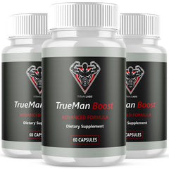 (3 Pack) TrueMan Boost Advanced Male Health Support Supplement True Man 180 Capsules
