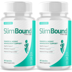 (2 Pack) SlimBound Advanced Energy & Fitness Support Formula Slim Bound 120 Capsules