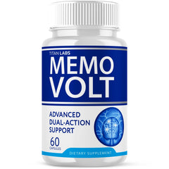 Memo Volt Nootropic Natural Brain Health Support Supplement MemoVolt 60 Capsules