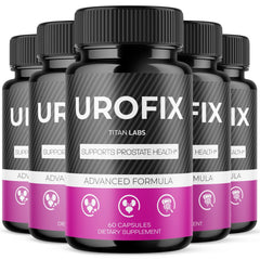 (5 Pack) Urofix Advanced Prostate & Bladder Support Formula Uro Fix 300 Capsules