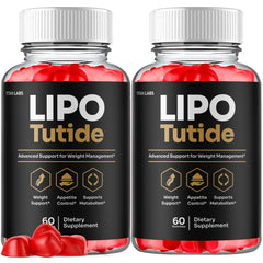 (2 Pack) Lipo Tutide ACV Gummy 1000MG Advanced LipoTutide Supplement 120 Gummies