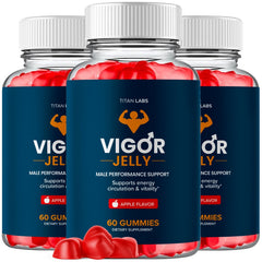 Vigor Jelly ACV Gums Advanced Male Health Support Formula VigorJelly 180 Gummies
