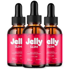 (3 Pack) Jelly Slim Drops Natural Health & Fitness Support JellySlim 90 Serving