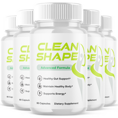 (5 Pack) Clean Shape Advanced Energy & Fitness Support CleanShape 300 Capsules