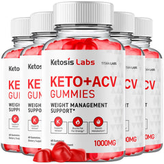 (5 Pack) Ketosis Labs ACV Gummys 1000MG Advanced Vitamin Supplement 300 Gummies