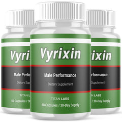 (3 Pack) Vyrixin Advanced Male Health Support Supplement Vyri Xin 180 Capsules