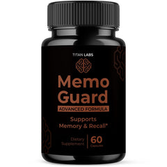 Memo Guard Nootropic Natural Brain Health Support Formula MemoGuard 60 Capsules