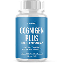 (1 Pack) Cognigen Plus Advanced Natural Brain Support CognigenPlus 60 Capsules
