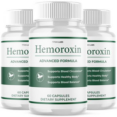 (3 Pack) Hemoroxin Advanced Blood Health Support Formula Hemo Roxin 180 Capsules