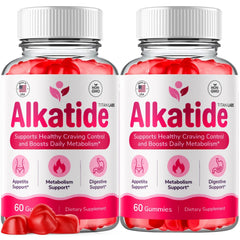 (2 Pack) Alkatide ACV Gummys 1000MG Advanced Alka Tide Supplement 120 Gummies
