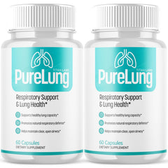 (2 Pack) PureLung Advanced Respiratory Health Support Formula Pure Lung 120 Capsules