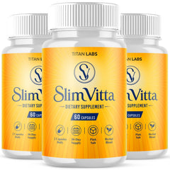 (3 Pack) Slim Vitta Advanced Energy & Fitness Support Formula SlimVitta 180 Capsules