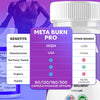 Image of (2 Pack) Meta Burn Pro Advanced Energy & Fitness Formula MetaBurnPro 120 Capsule