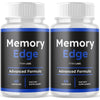 Image of (2 Pack) Memory Edge Nootropic Natural Brain Supplement MemoryEdge 120 Capsules