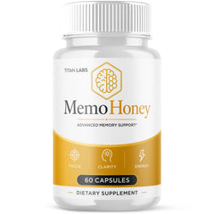 (1 Pack) Memo Honey Advanced Natural Brain Health Support MemoHoney 60 Capsules