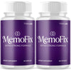 Image of (2 Pack) MemoFix Advanced All Natural Brain Health Support Memo Fix 120 Capsules