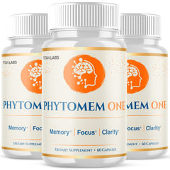 (3 Pack) Phytomem One Advanced Nootropic Brain Supplement PhytomemOne 180 Capsules