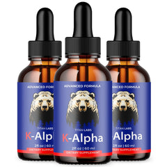 (3 Pack) K-Alpha Male Health Support Drops Advanced K Alpha Vitamin 90 Servings
