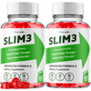 Image of (2 Pack) Slim 3 ACV Gummys 1000MG Advanced Slim Three Supplement 120 Gummies
