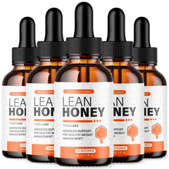 (5 Pack) Lean Honey Drops Natural Health & Fitness Support LeanHoney 150 Serving