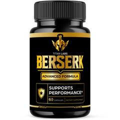 Berserk Advanced Male Health Support Vitamin Supplement Ber Serk 60 Capsules