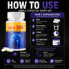 Image of (1 Pack) Max Brain Pro Advanced Natural Brain Support MaxBrainPro 60 Capsules