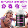 Image of (3 Pack) Nerve Reset Nootropic Nerve Support Supplement NerveReset 180 Capsules