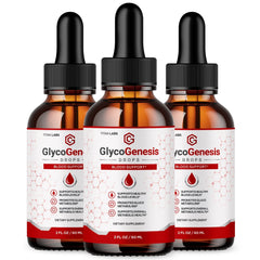 (3 Pack) Glyco Genesis Drops Blood Health Support Supplement GlycoGenesis 90 Servings