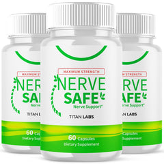 (3 Pack) Nerve Safe Pills Nootropic Nerve Health Support Supplement NerveSafe 180 Capsule