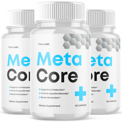 (3 Pack) Meta Core Advanced Energy & Fitness Support Formula MetaCore 180 Capsules