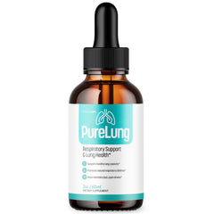 (1 Pack) PureLung Drops Advanced Lungs Health Support Pure Lung 30 Servings