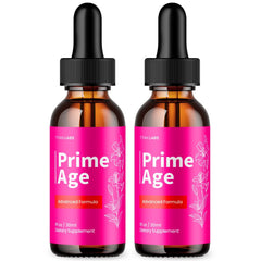 (2 Pack) Prime Age Skin Drops, Support For All Skin Types PrimeAge 60 servings