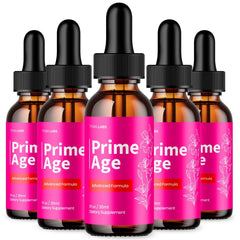 (5 Pack) Prime Age Skin Drops, Support For All Skin Types PrimeAge 150 servings
