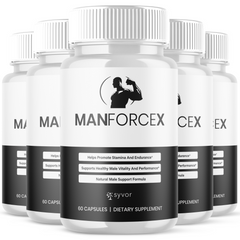 (5 Pack) Manforcex Advanced Male Pills Man Force X Vitamin Supplement 300 Capsules