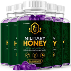 Military Honey ACV Gummys Advanced Male Health Support MilitaryHoney 300 Gummies