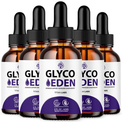 (5 Pack) Glyco Eden Drops Advanced Blood Health Support Supplement GlycoEden 150 Servings
