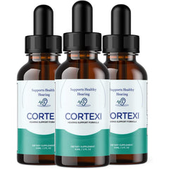 (3 Pack) Cortexi Drops - For Ear Health, Hearing Support, Healthy Eardrum - LEIXSTAR