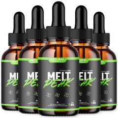 (5 Pack) Melt Peak Drops Natural Health & Fitness Supplement MeltPeak 150 Servs
